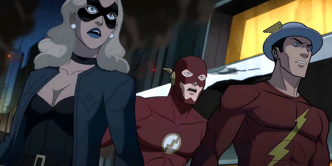 Barry Allen, Jay Garrick, and Black Canary in Justice Society World War II Trailer the flash