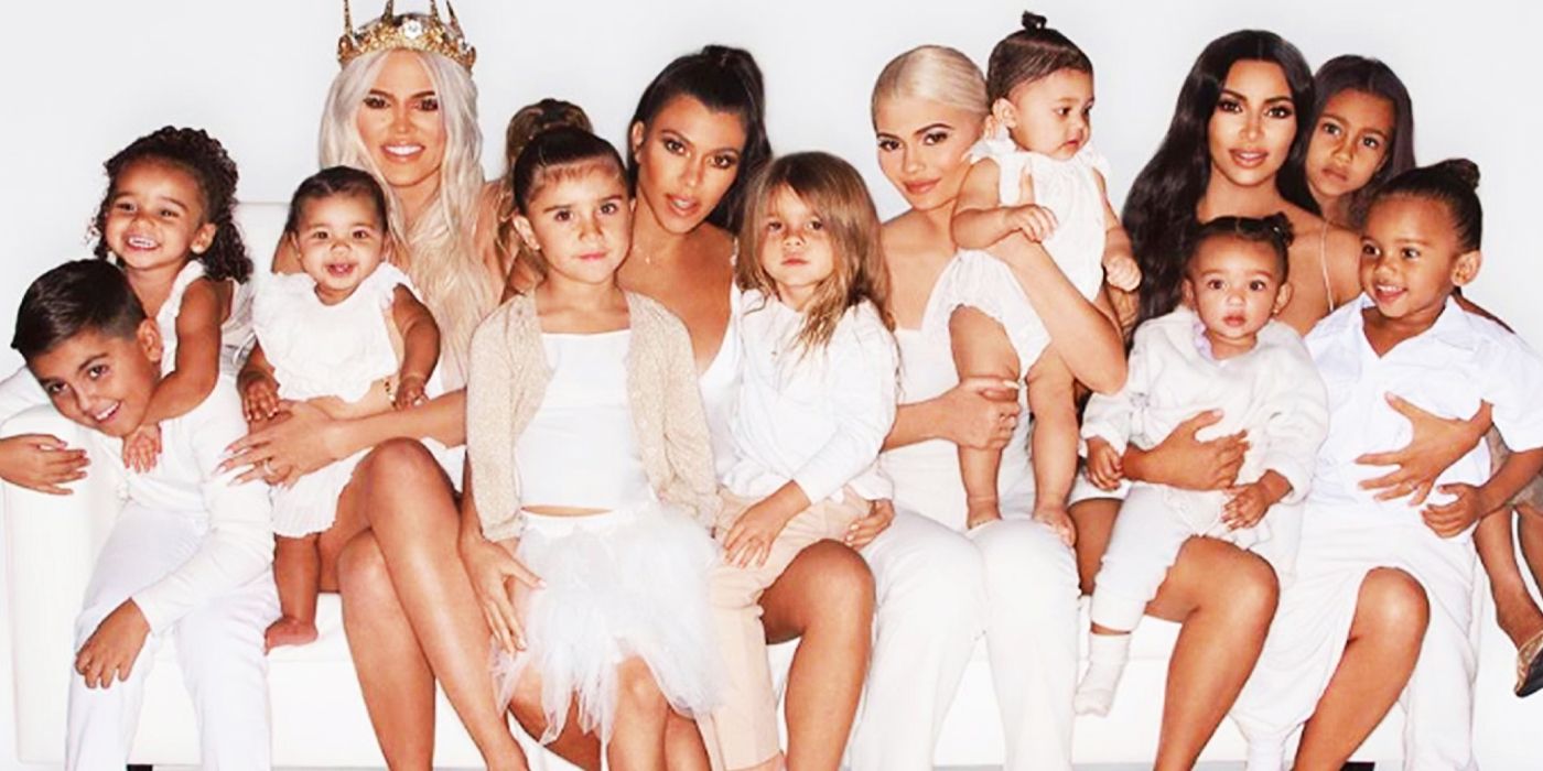 The Kardashians and their children in KUWTK