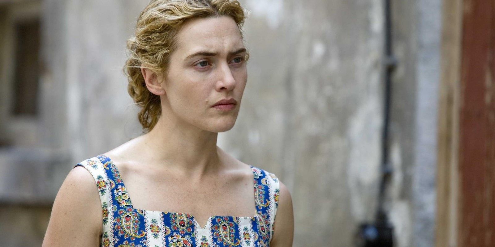 Close up shot of Kate Winslet