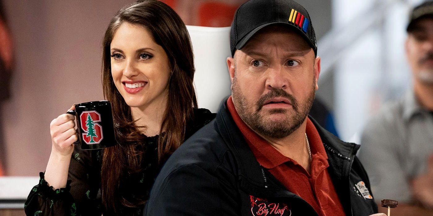 Kevin James and Jillian Mueller in The Crew