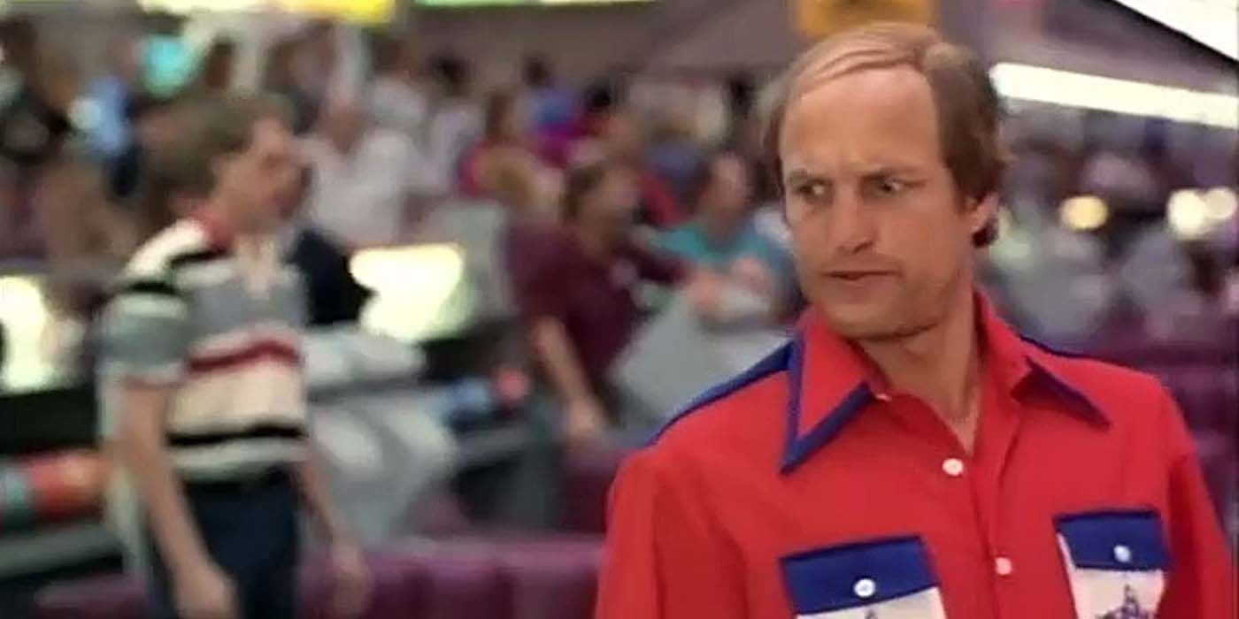 Woody Harrelson as a down on his luck bowler in Kingpin.