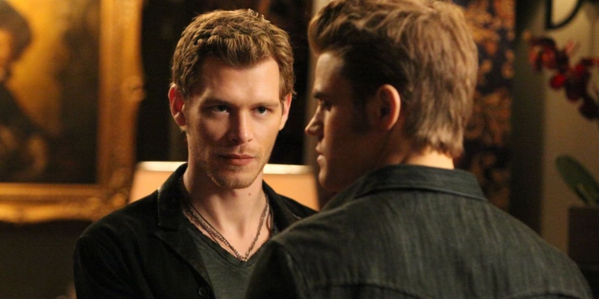 Klaus talks to Stefan in The Vampire Diaries