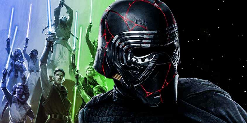 The High Republic Jedi and Kylo Ren.