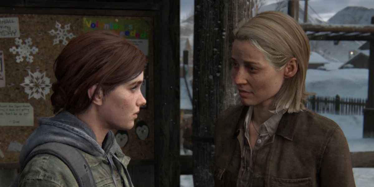 Maria talks to Ellie in The Last of Us 2