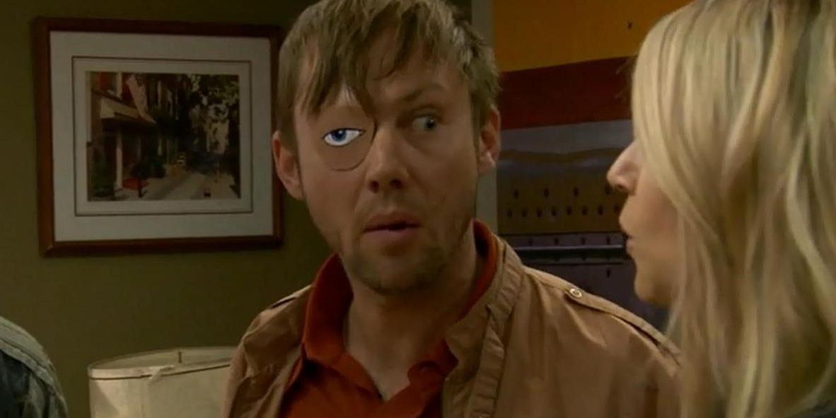 Liam McPoyle wearing his disturbing eye patch in It's Always Sunny in Philadelphia.