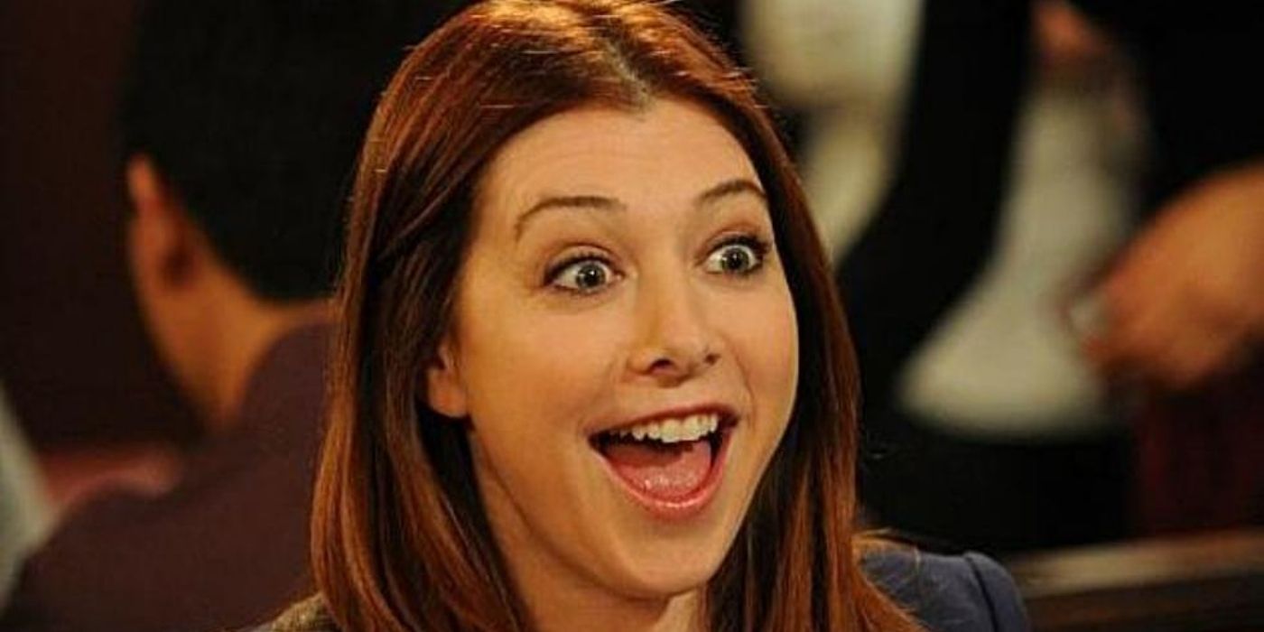 Lily Aldrin smiling on How I Met Your Mother