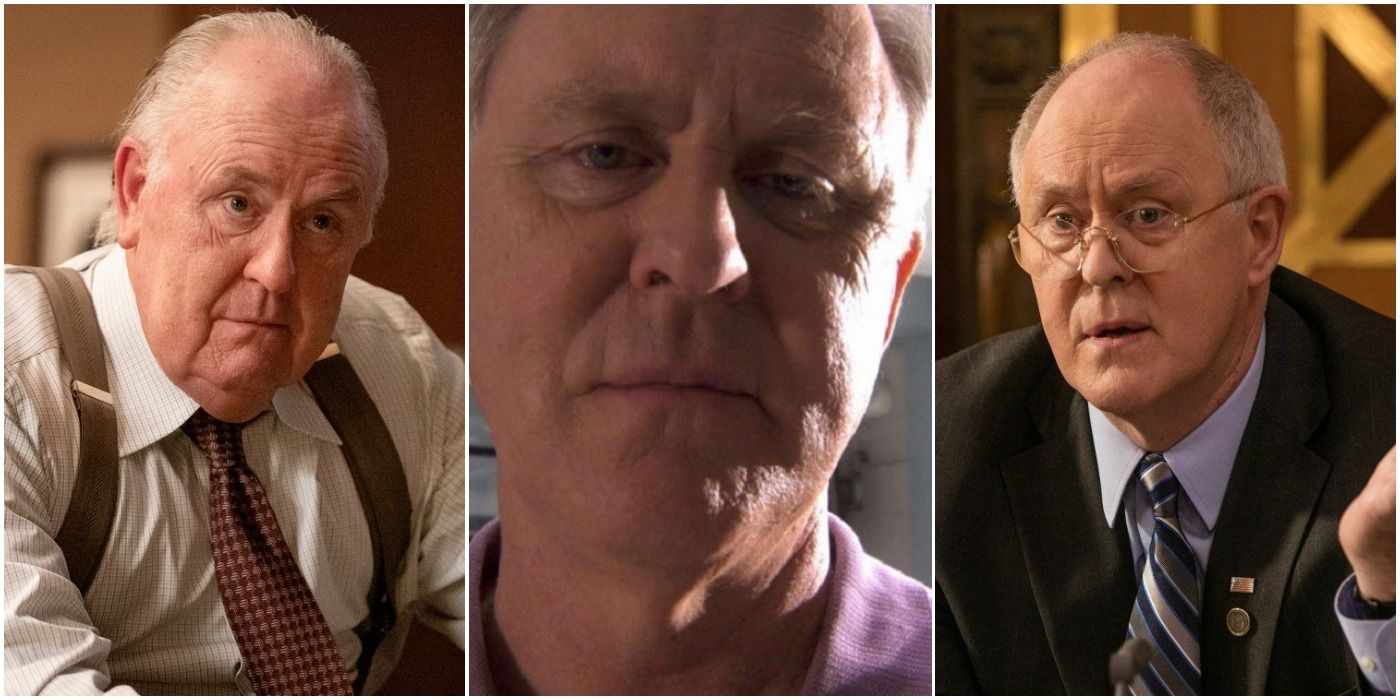 three images of John Lithgow