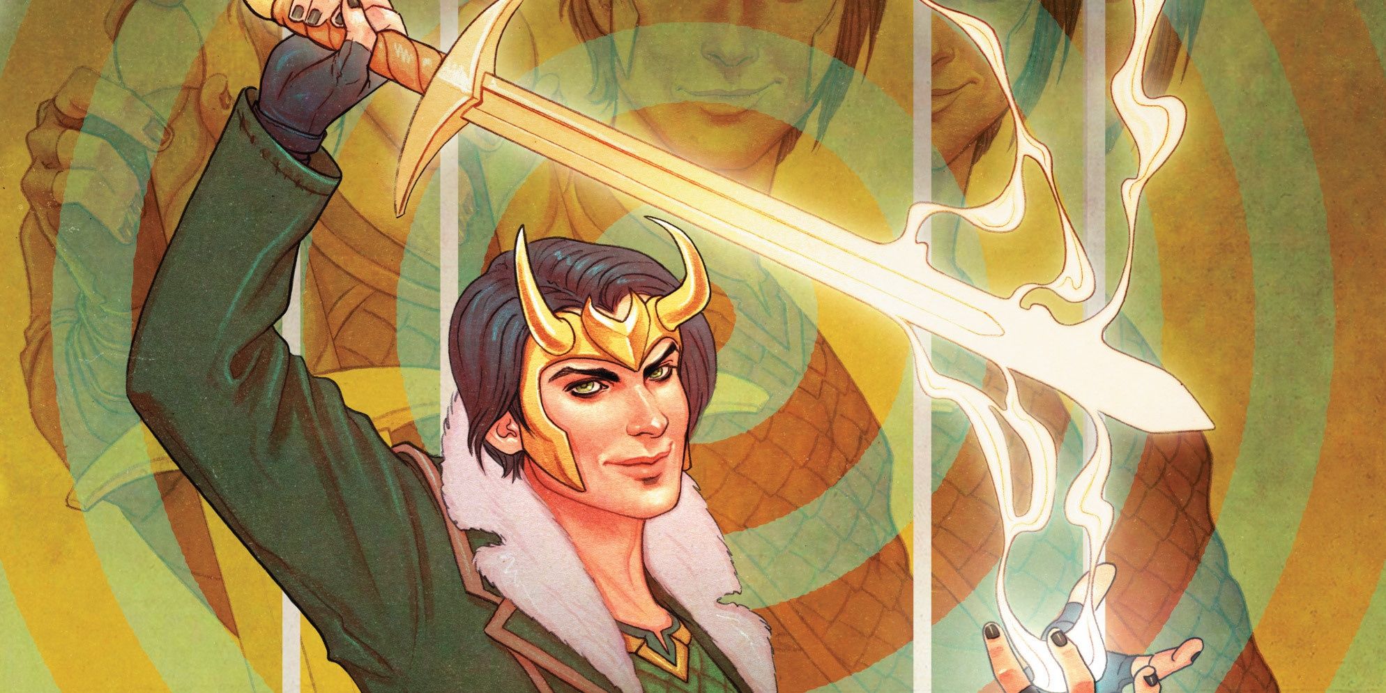 Loki Agent Of Asgard #1 Loki holding a glowing sword in hand