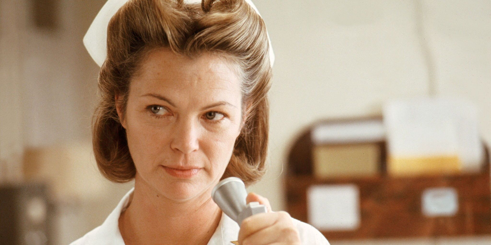 Louise Fletcher as Nurse Ratched in One Flew Over the Cuckoo's Nest