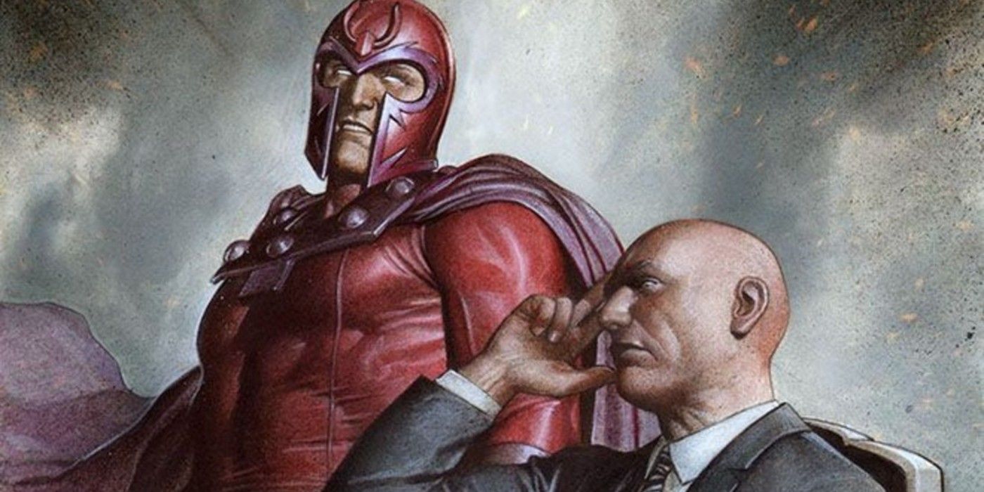 Artwork depicting Magneto and Professor X together