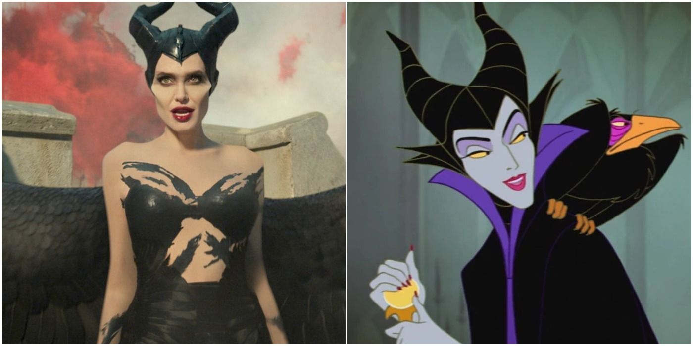 Maleficent Live Action And Animated