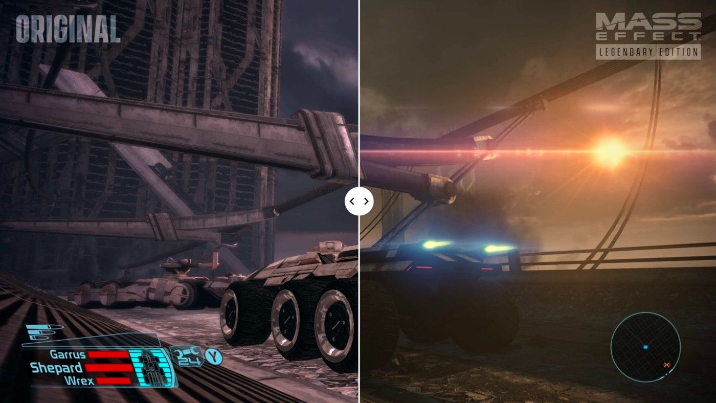Comparison of the Mako between the original games and Mass Effect: Legendary Edition