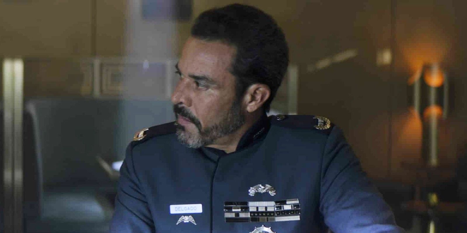 Michael Irby as Delgado in The Expanse