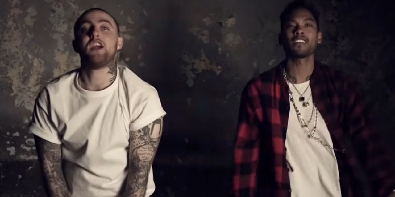 Miguel and Mac Miller in the music video for Weekend