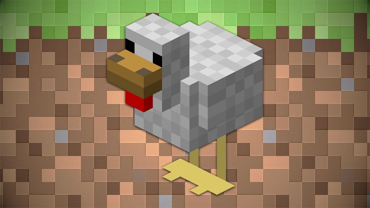 Mobs pasivos de pollos de Minecraft