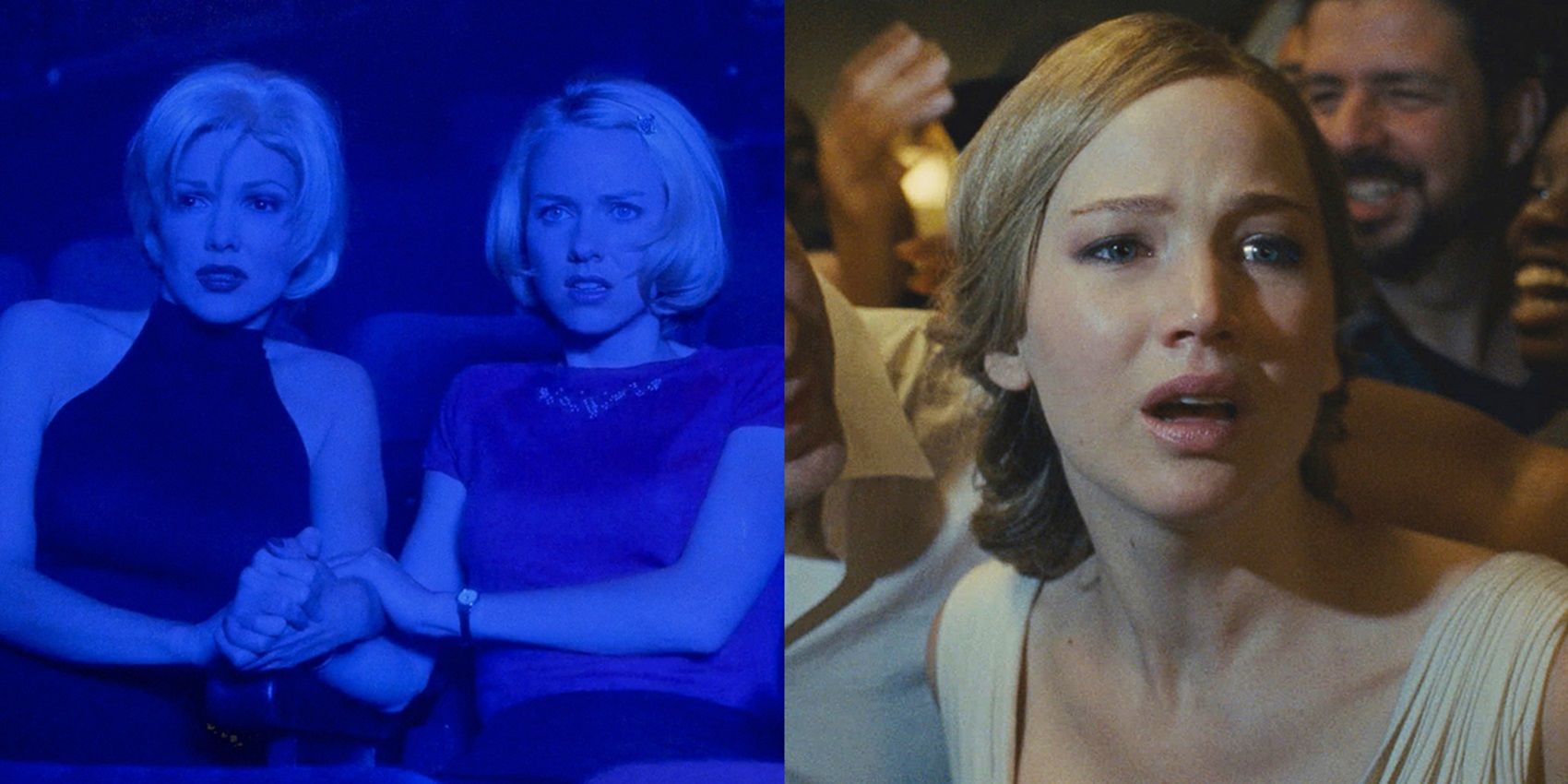 split image of mulholland drive and mother