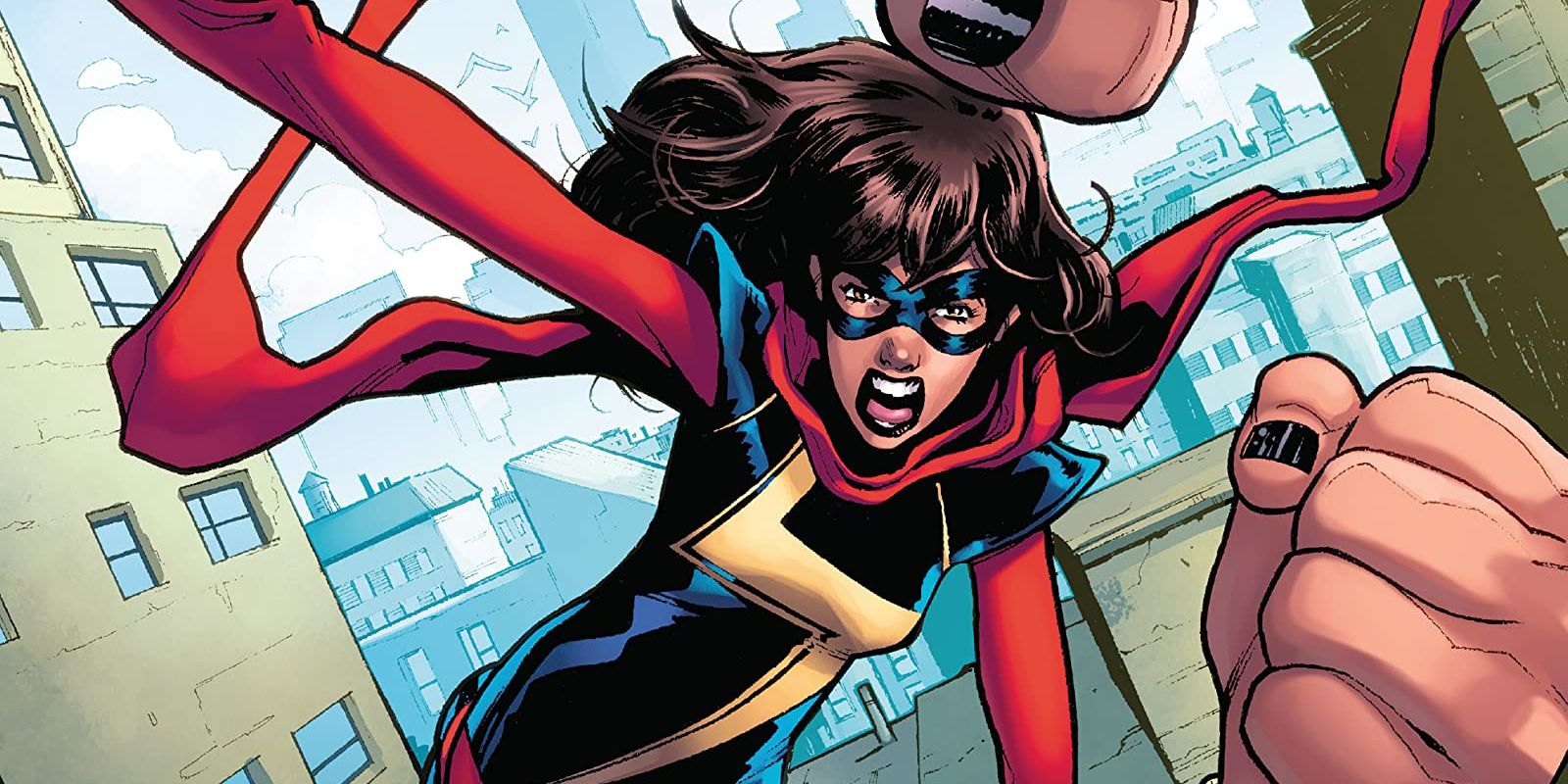 Kamala Khan flies into action as Ms. Marvel