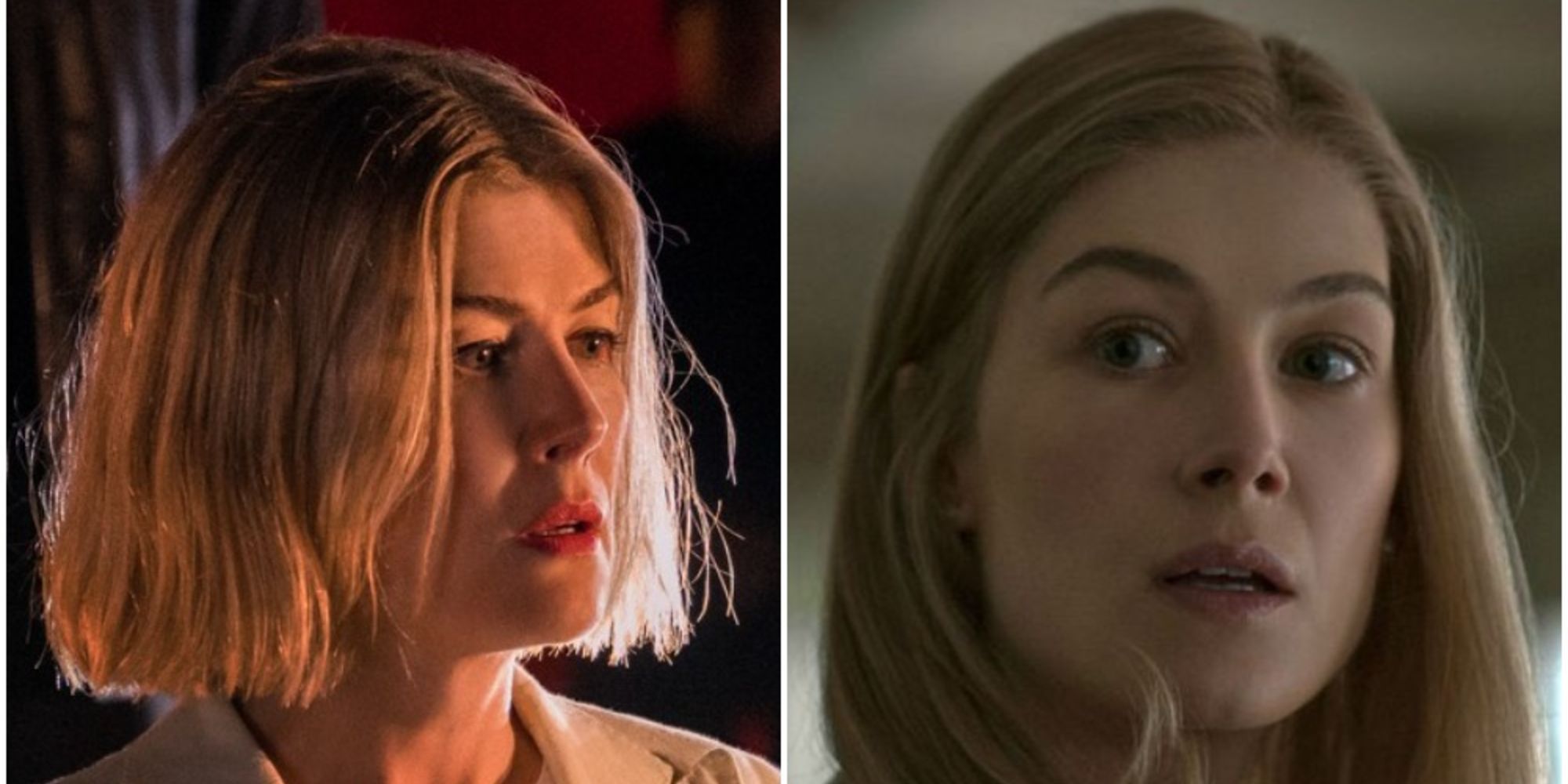 Rosamund Pike in both Gone Girl and I Care A Lot