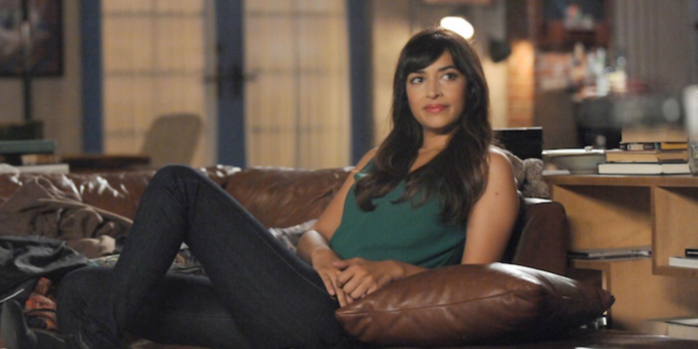 Cece lying on the couch at the loft