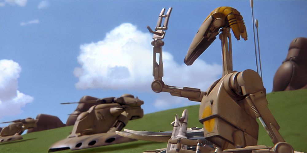 OOM-9 in the Battle of Naboo