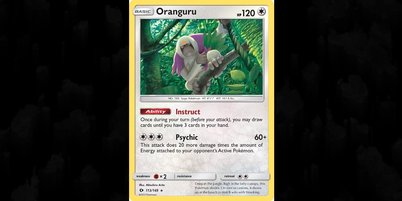 PTCGO, Digital Card Oranguru 113/149 for Pokemon TCG Online 