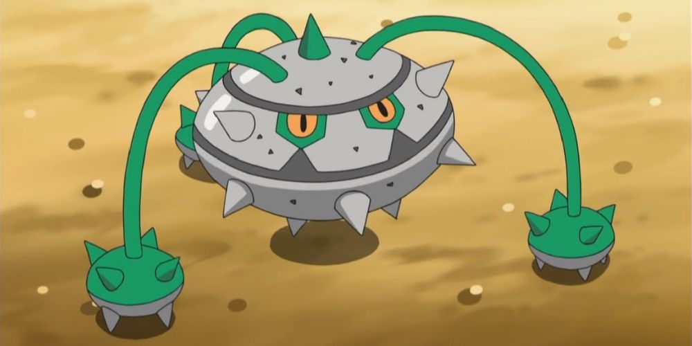 Pokémon Ferrothorn in the anime