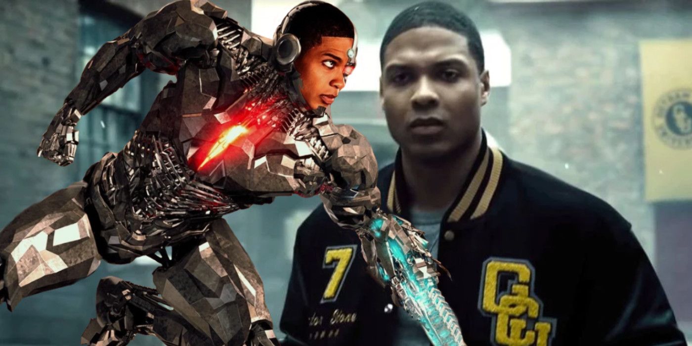 Ray Fisher as Victor Stone Cyborg Flashback Zack Snyder Justice League