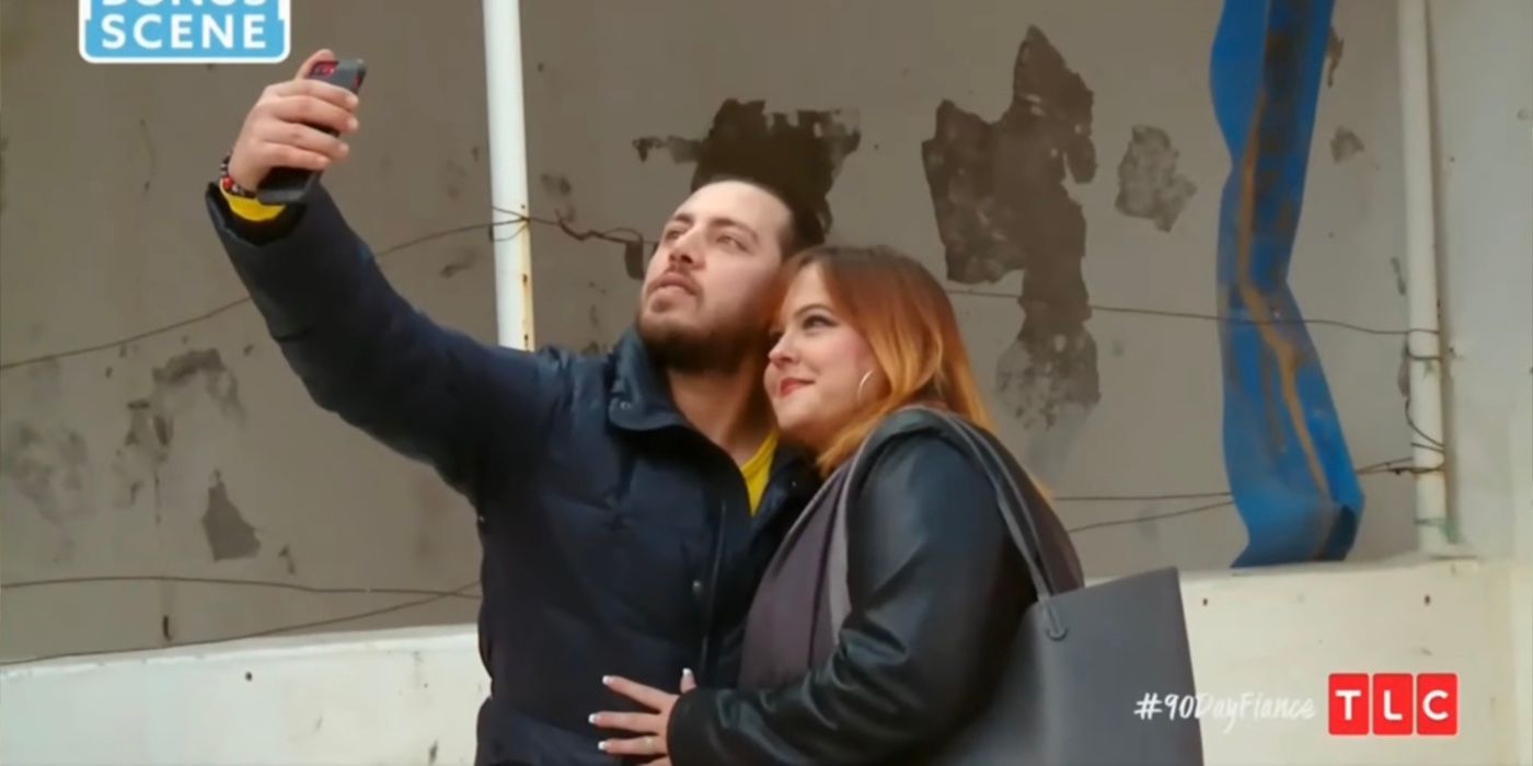 Rebecca Parrott and Zied Hakimi in 90 Day Fiance8