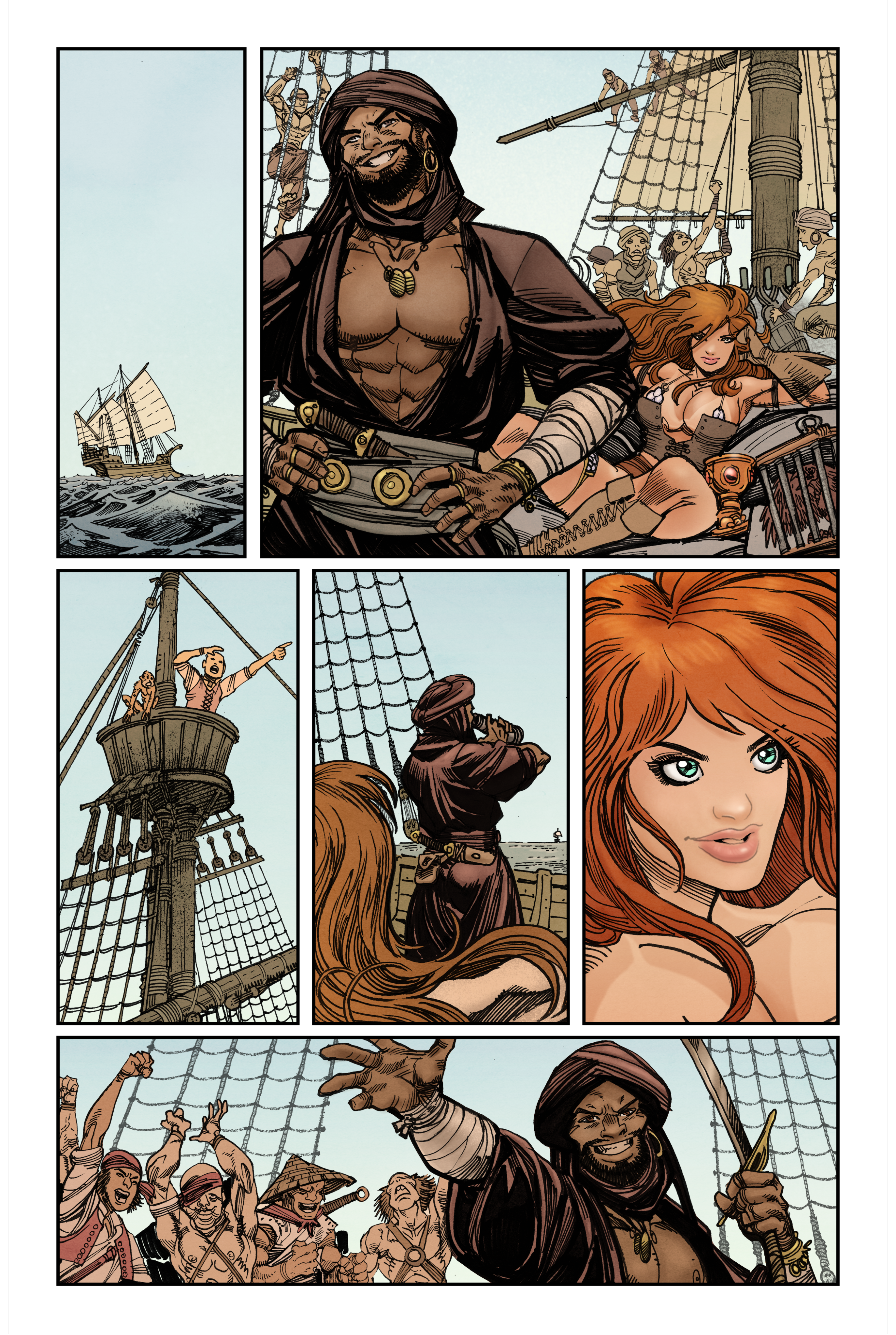 Red Sonja Preview Page 1