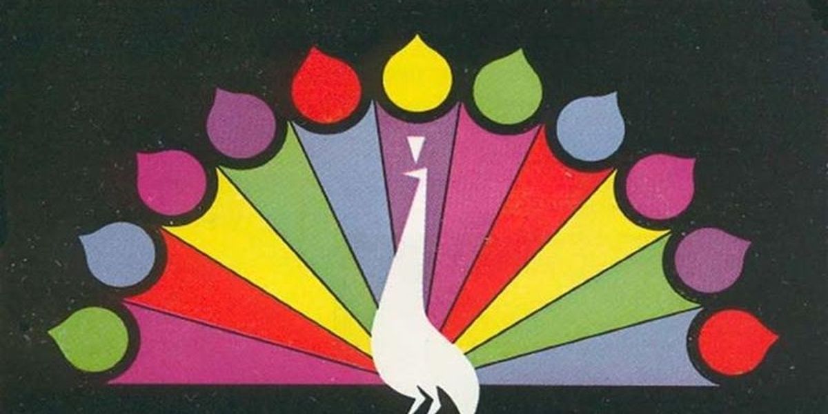 A Retro variant of NBC's peacock logo.