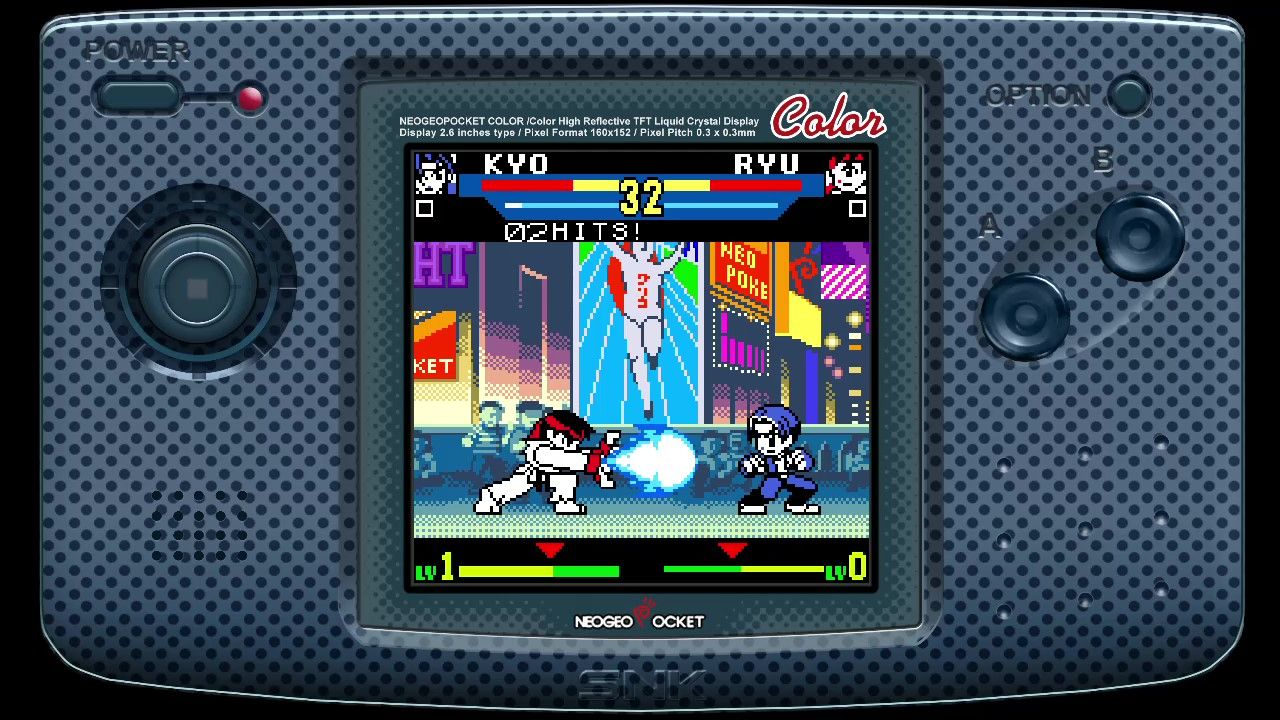 SNK Vs Capcom The Match of the Millennium Gameplay Ryu Hadoken