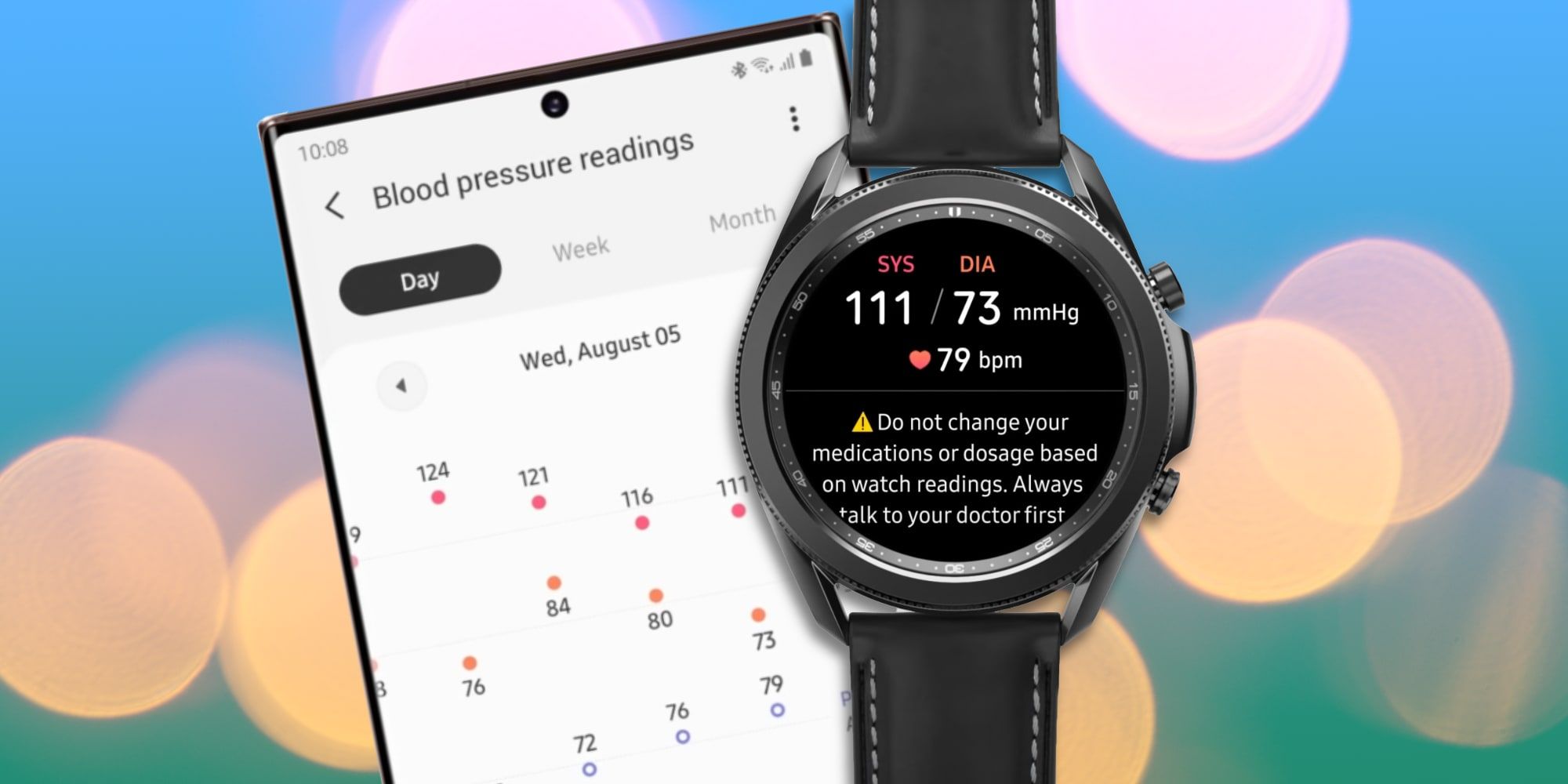 Samsung Galaxy Watch3 &amp; Galaxy S21 Blood Pressure