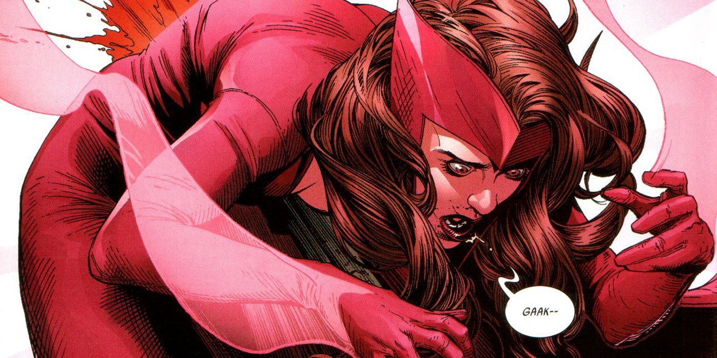 Rogue kills Scarlet Witch in Uncanny Avengers.