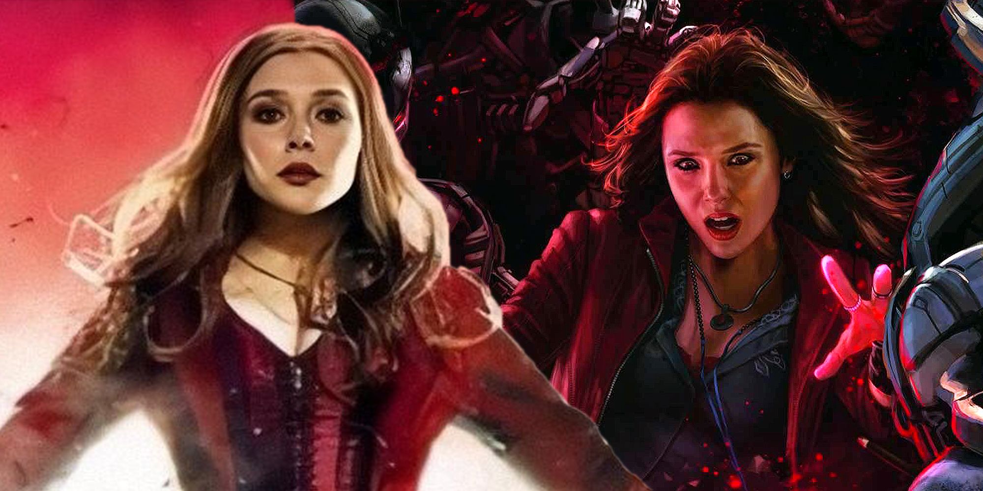 Scarlet Witch in Captain America Civil War and Avengers Age of Ultron