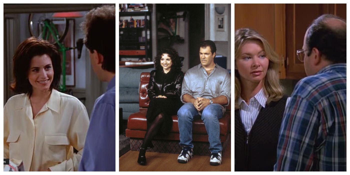 Split image - three couples in Seinfeld