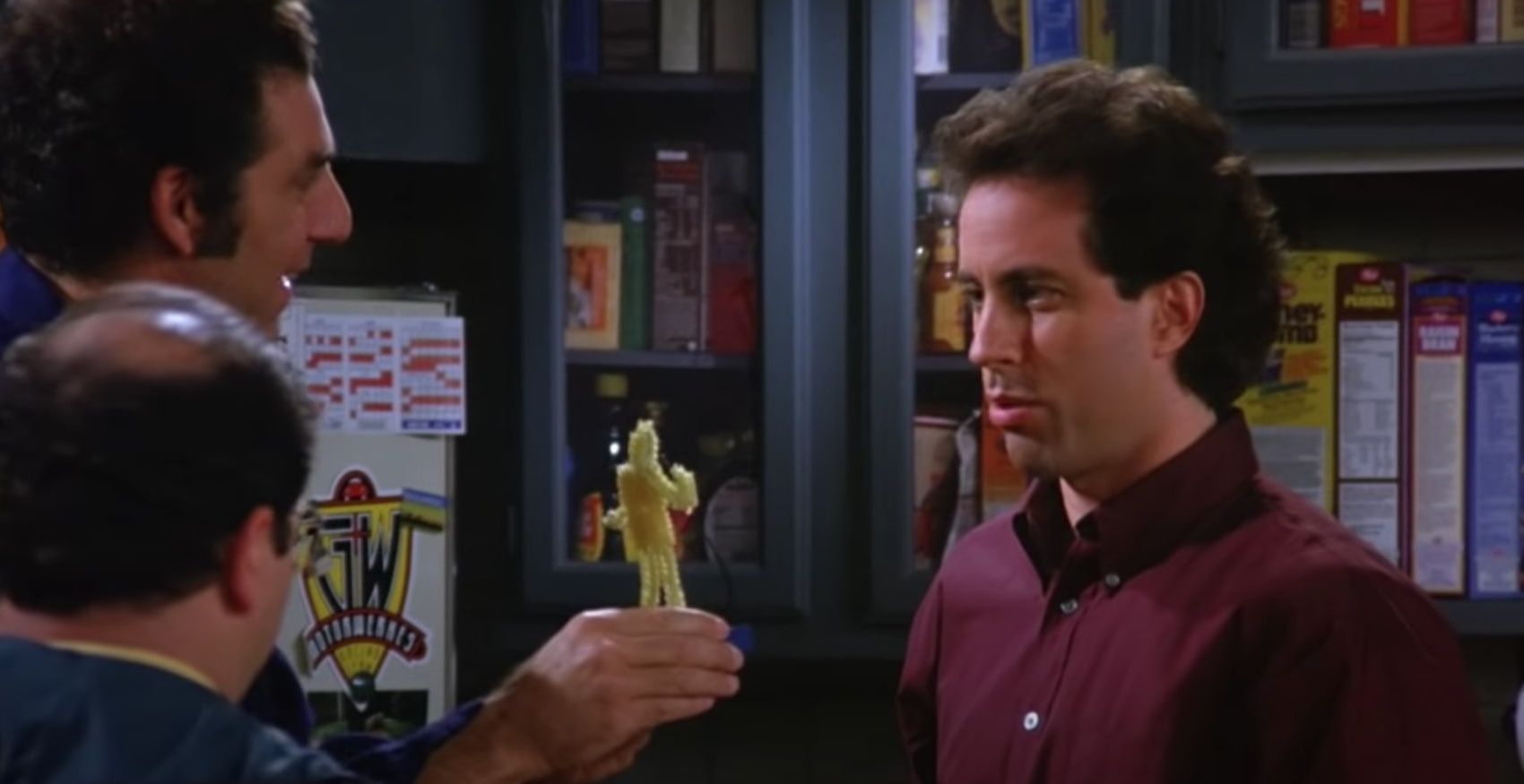 Seinfeld Kramer Gives Jerry Fusilli Jerry 