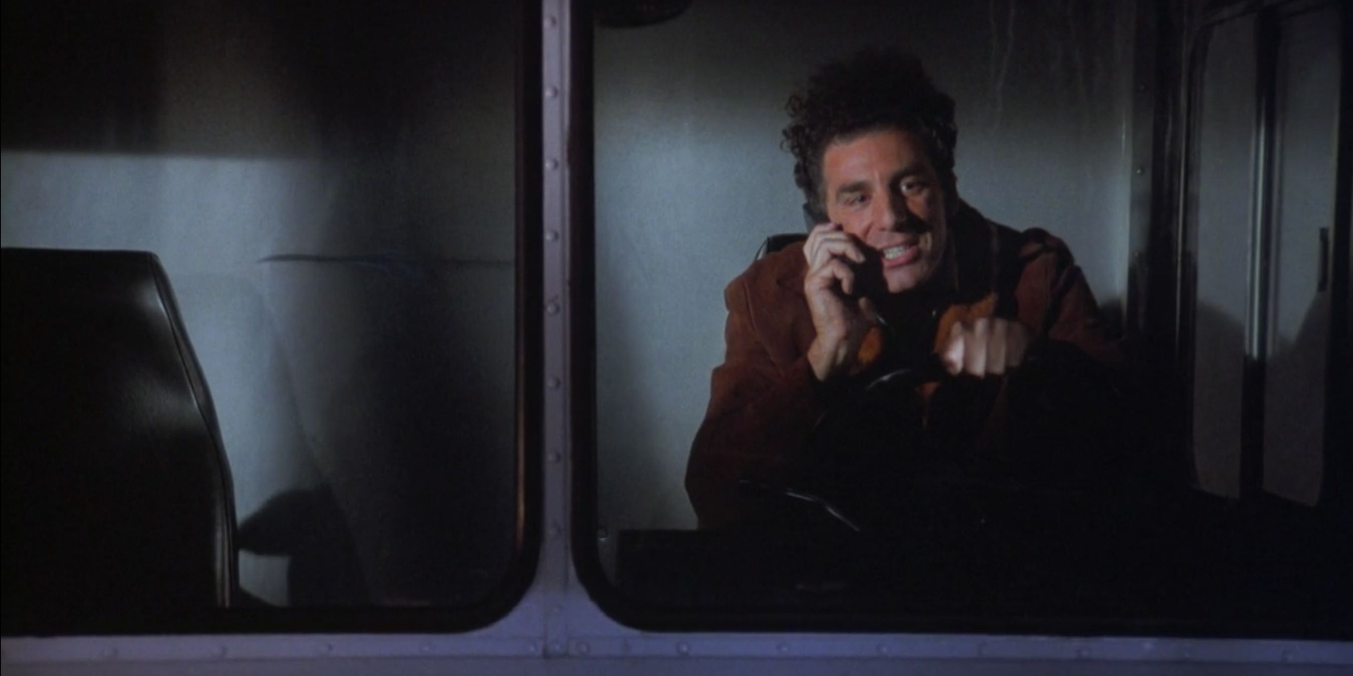 Seinfeld Kramer in Mailtruck