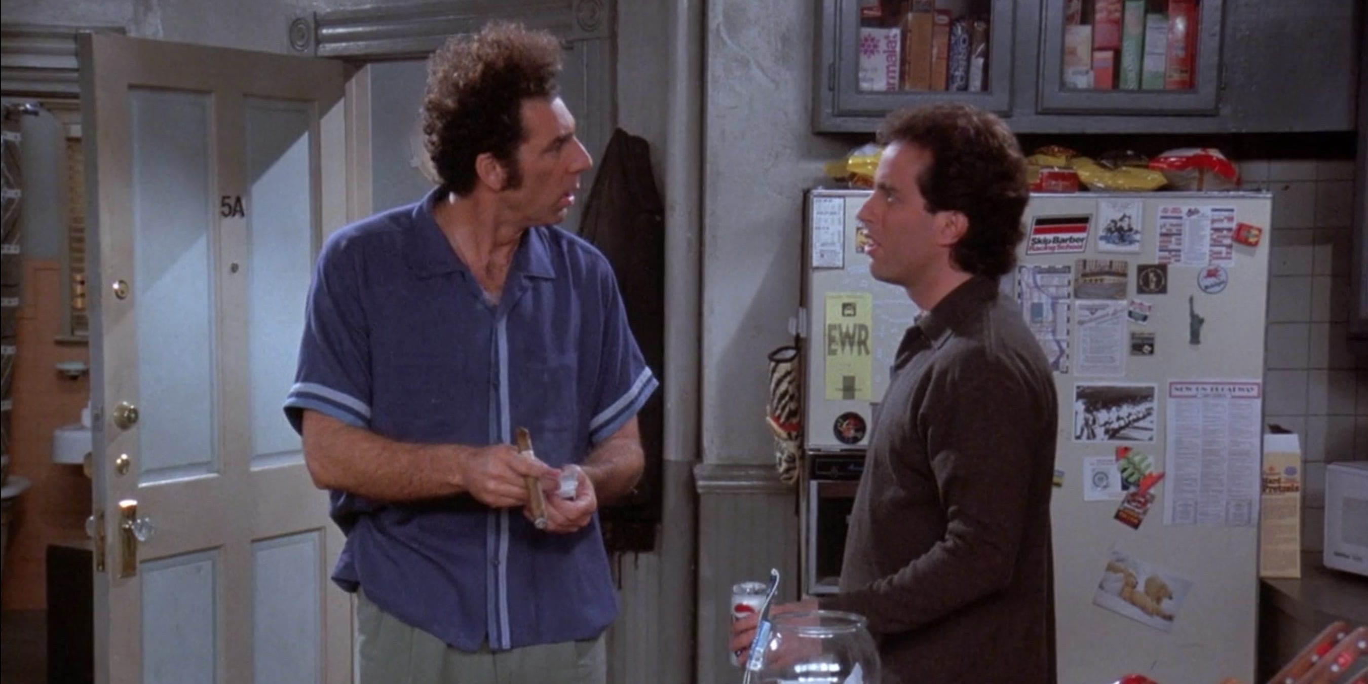 Seinfeld Kramer and Jerry Talking About Food Tab