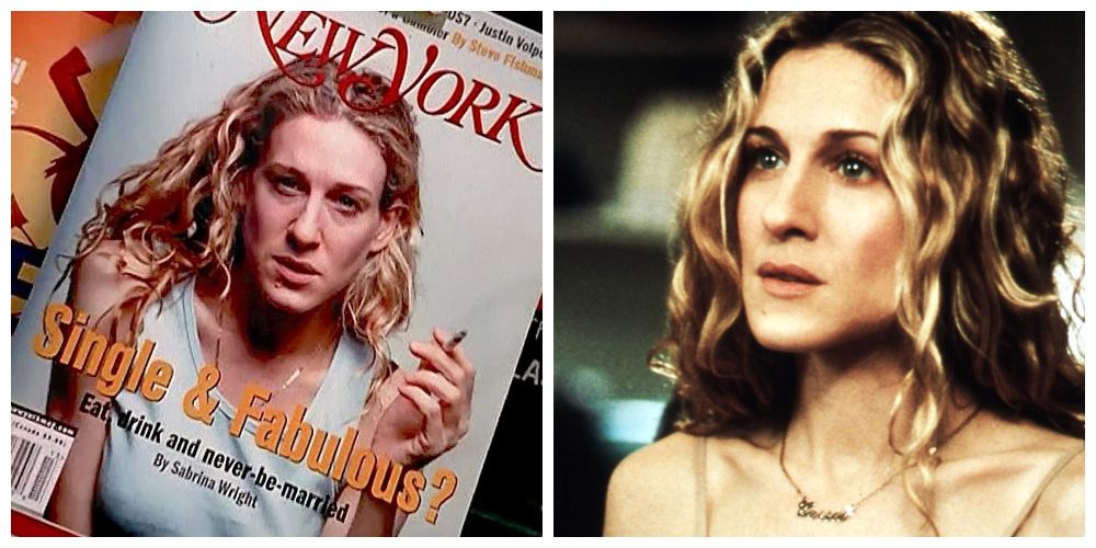 sex and the city carrie bradshaw single and fabulous magazine cover