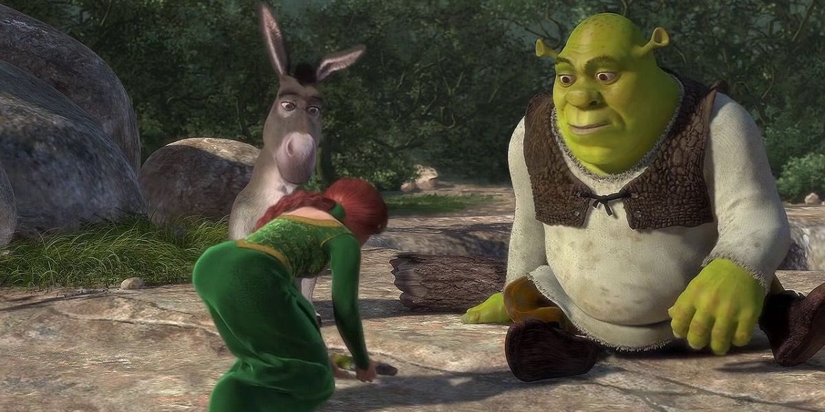 Shrek, Donkey, & Fiona Shrek 1