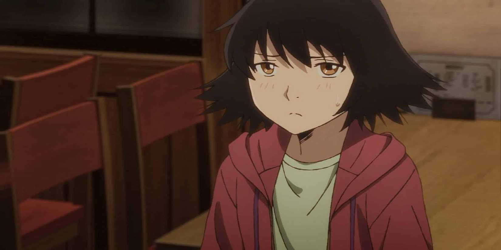 A still from the anime series Sing Yesterday For Me.