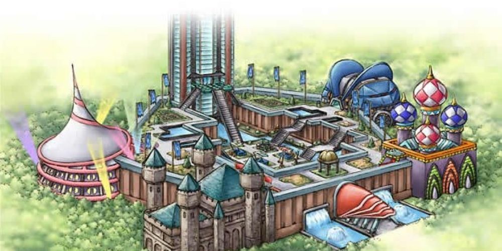Sinnoh Battle Frontier in Pokémon Platinum