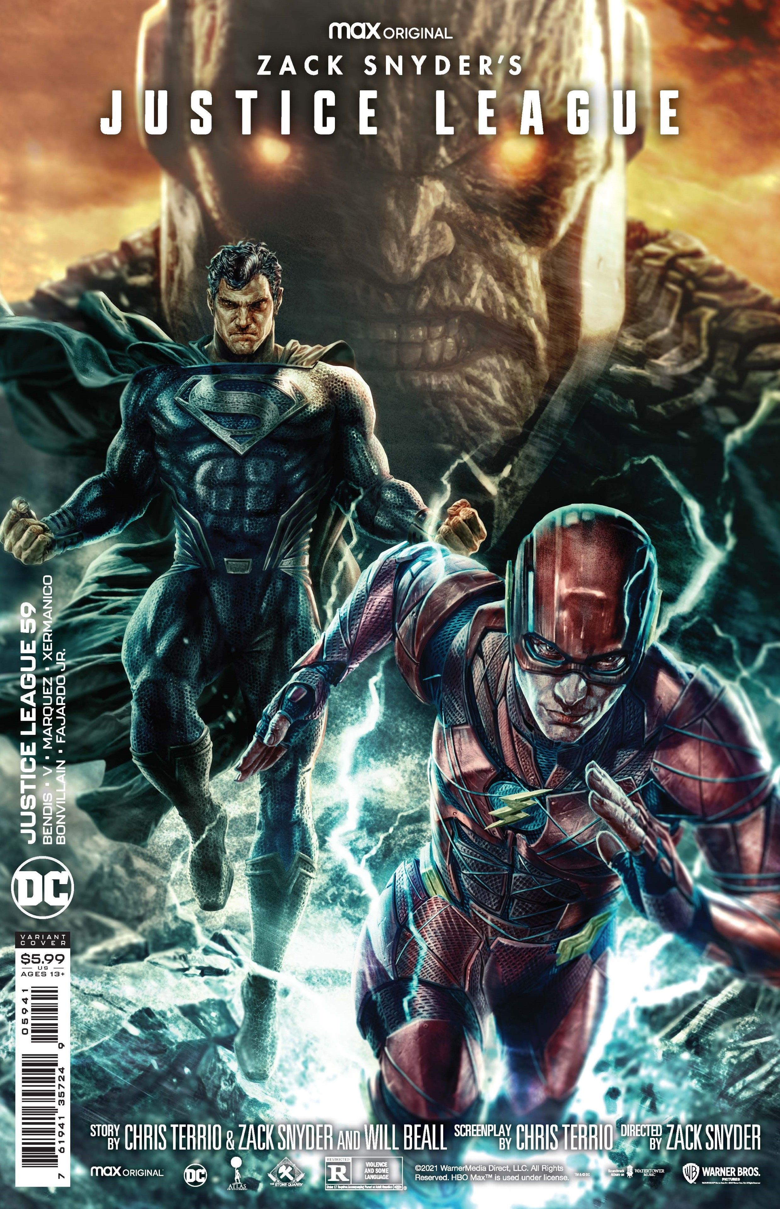 Snyder Cut Variant Cover Justice League 59