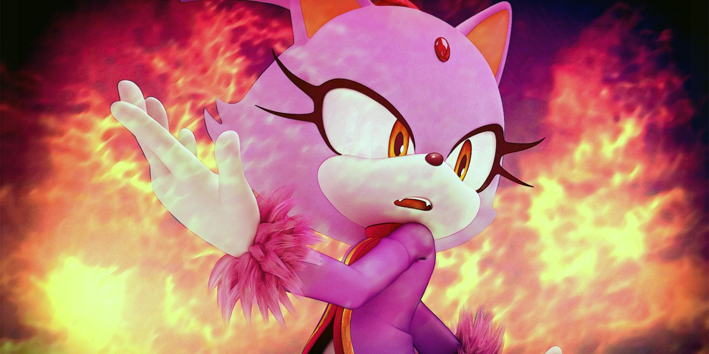 Blaze the cat in Sonic