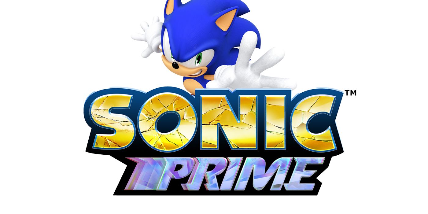 Sonic Prime Logo com sonic em destaque