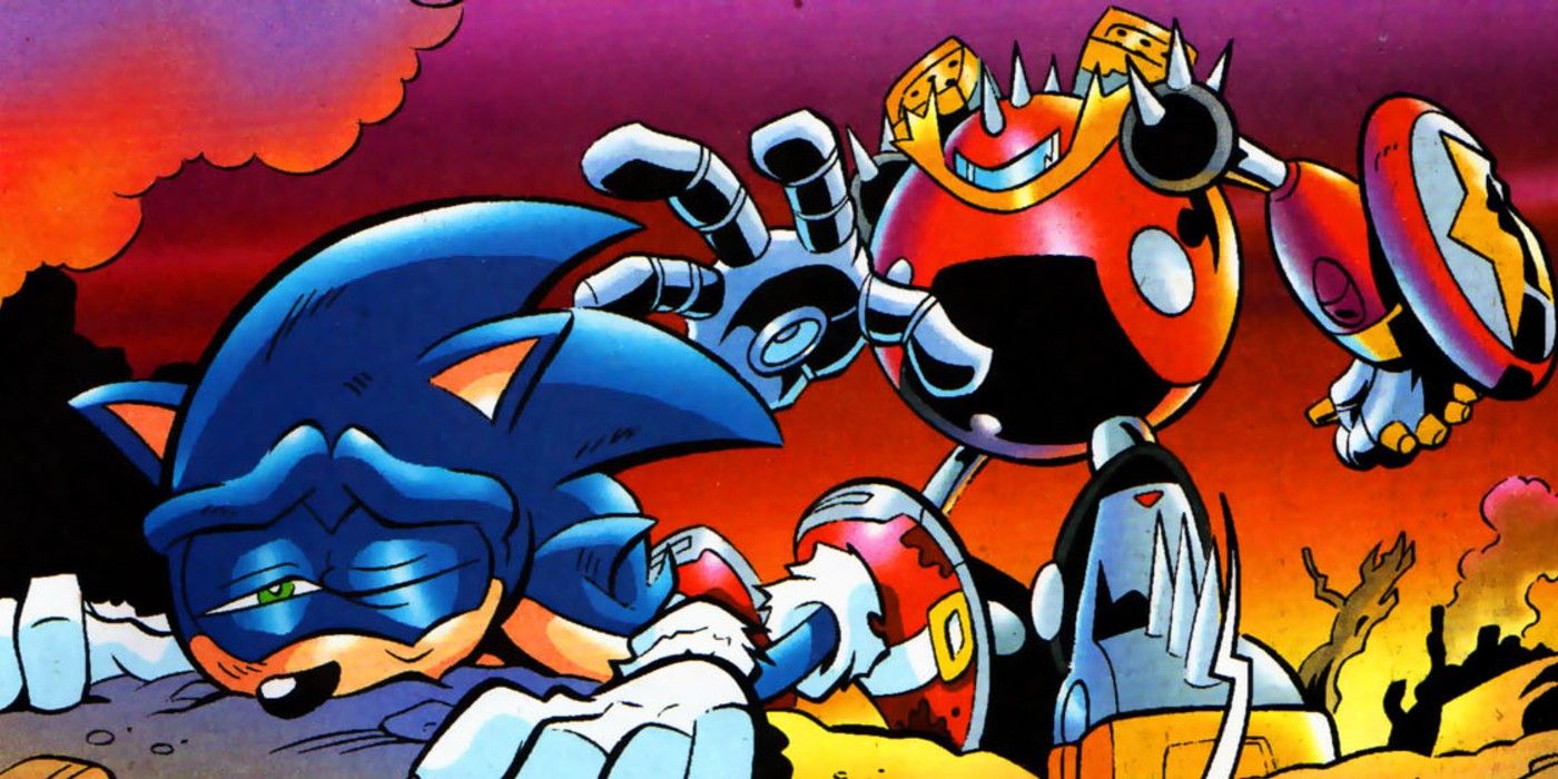 Sonic the Hedgehog and Robotnik Mecha Robot