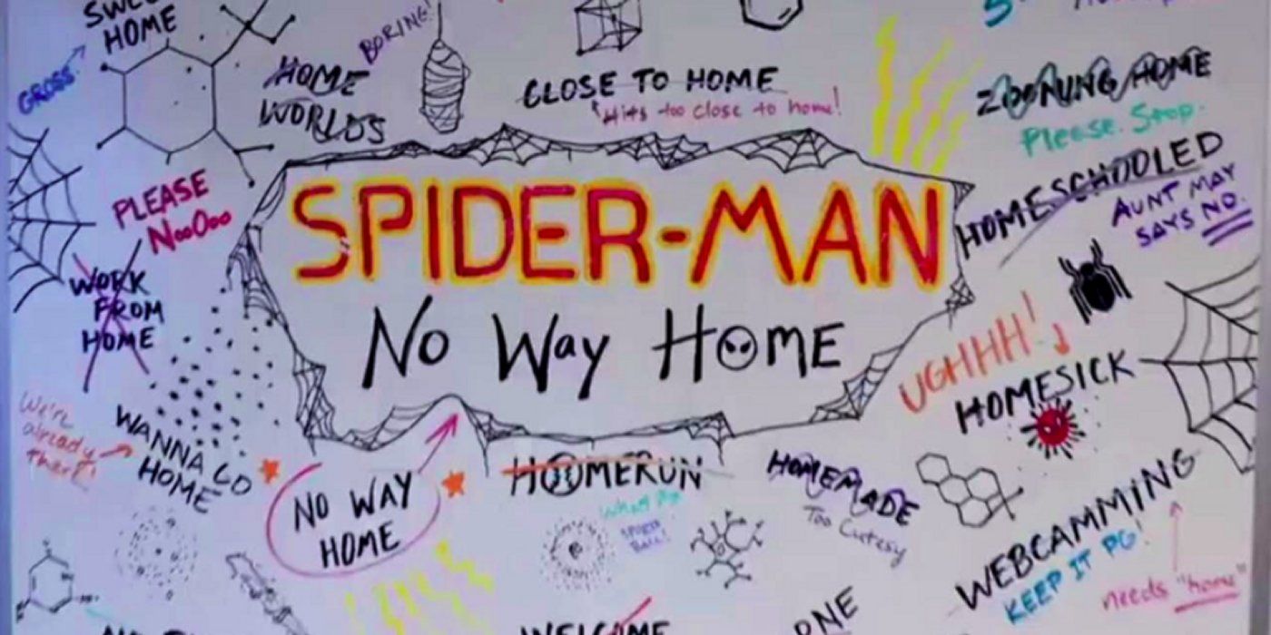Spider-Man 3 Titles Whiteboard