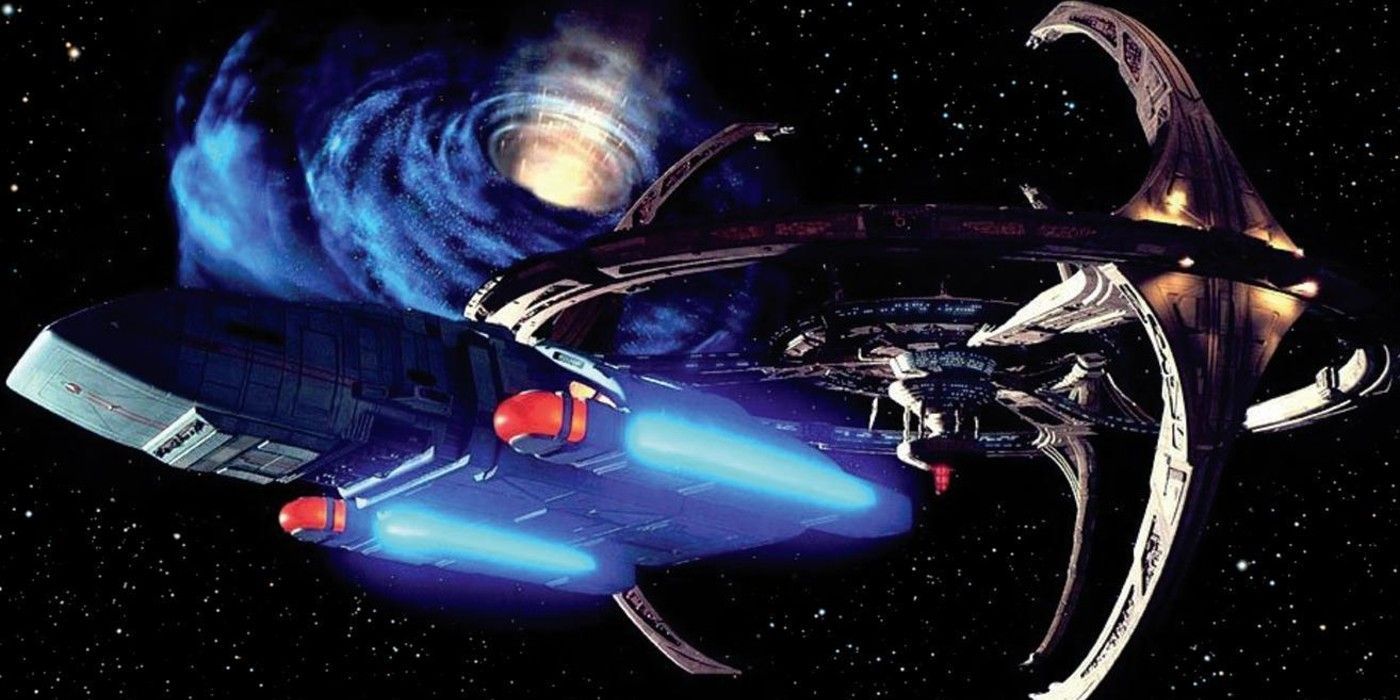 The Star Trek Deep Space Nine Wormhole And Station