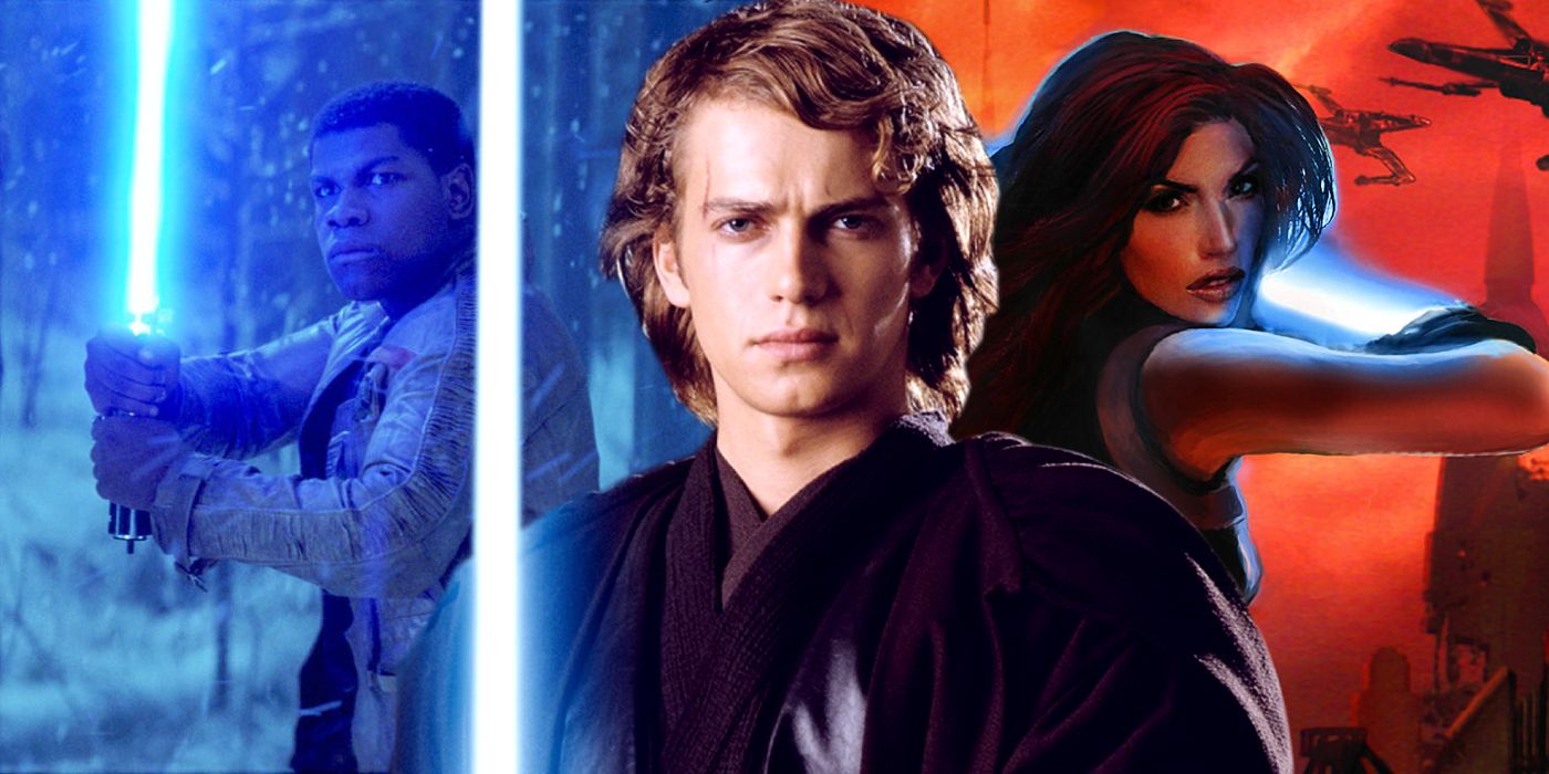 Star Wars Anakin Skywalker Lightsaber Finn Mara Jade