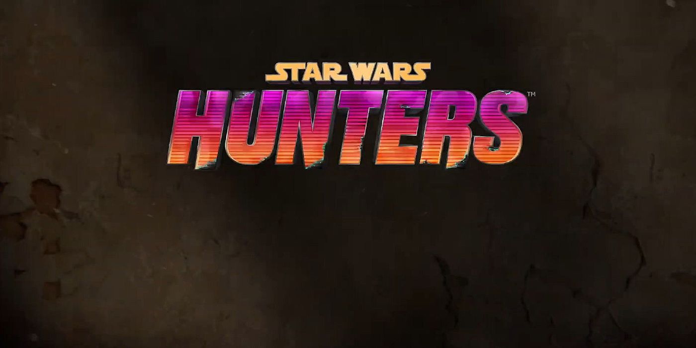 A title card of Star Wars Hunters